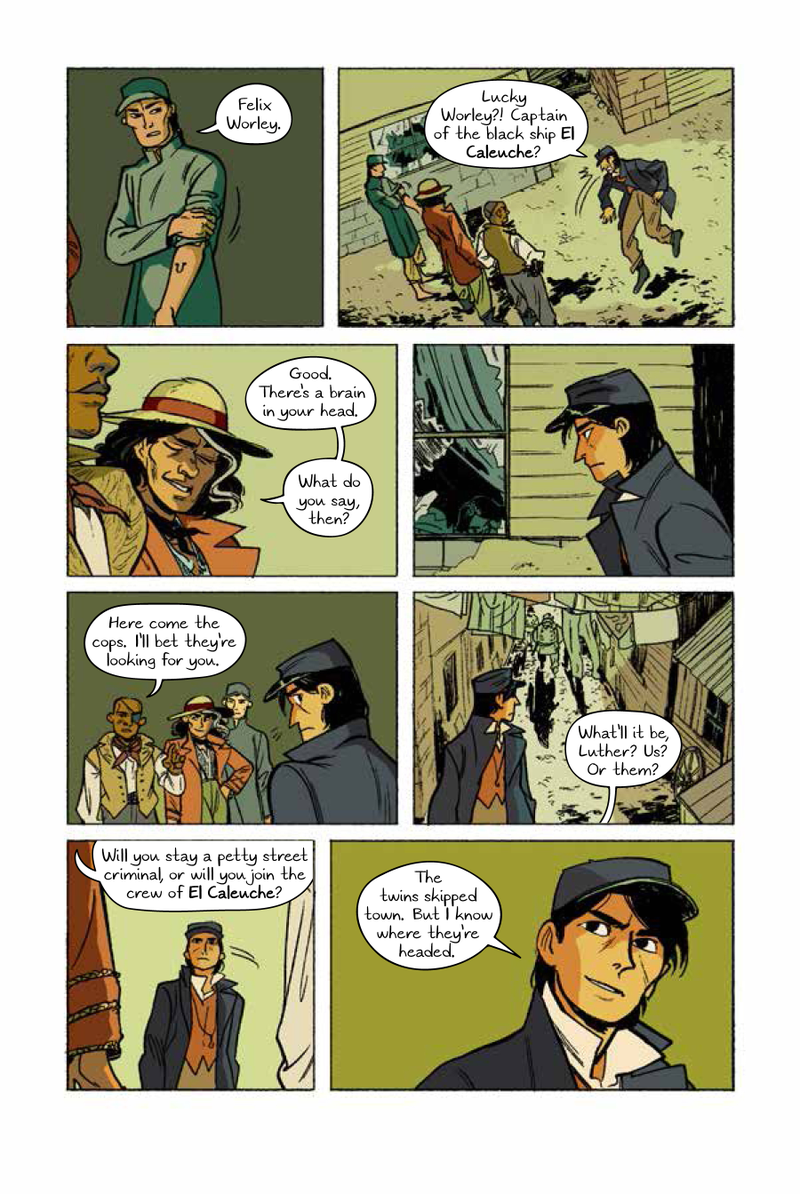 Illustration for article titled Tween twins flee from pirates in an exclusive Compass South excerpt
